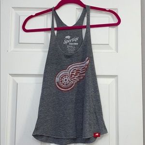 Women's Detroit red wings tank top